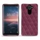 Coque cuir Nokia 8 Sirocco - Prune vintage - Couture