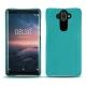 Custodia in pelle Nokia 8 Sirocco - Bleu fluo