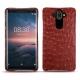 Capa em pele Nokia 8 Sirocco - Autruche ciliegia