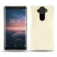 Custodia in pelle Nokia 8 Sirocco - Crocodile milk