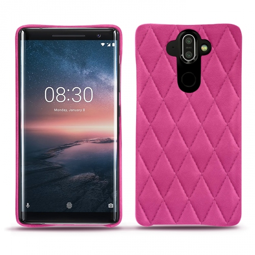 Custodia in pelle Nokia 8 SiroccoRose BB - Couture ( Pantone #DB599F )