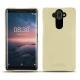 Custodia in pelle Nokia 8 Sirocco - Beige PU