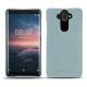 Custodia in pelle Nokia 8 Sirocco - Bleu Ciel PU
