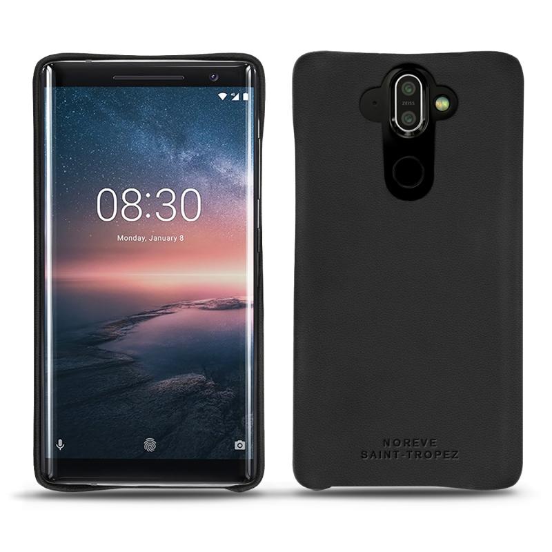 レザーケース Nokia 8 Sirocco - Noir PU