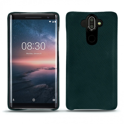 Custodia in pelle Nokia 8 SiroccoVert séduisant ( Pantone #1d3c34 ) 