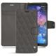 Custodia in pelle Nokia 7 Plus - Anthracite - Couture ( Pantone 424C ) 