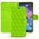 Custodia in pelle Nokia 7 Plus - Vert fluo - Couture
