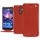 Housse cuir Nokia 7 Plus - Papaye ( Pantone 180C ) 
