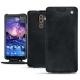 Housse cuir Nokia 7 Plus - Dark vintage ( Roughtcut - Black#5256 ) 