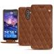 Capa em pele NNokia 7 Plus - Marron - Couture ( Nappa - Pantone 1615C ) 