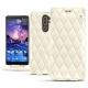 Housse cuir Nokia 7 Plus - Blanc - Couture ( Bologna - White ) 