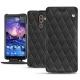 Housse cuir Nokia 7 Plus - Noir - Couture ( Nappa - Black ) 