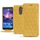 Housse cuir Nokia 7 Plus - Mimosa - Couture ( Pantone 141C ) 