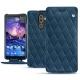 Housse cuir Nokia 7 Plus - Blu mediterran - Couture