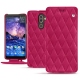 Custodia in pelle Nokia 7 Plus - Rose fluo - Couture