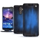 Nokia 7 Plus leather case - Bleu Patine