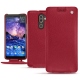 Capa em pele NNokia 7 Plus - Rouge passion