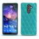 Capa em pele Nokia 7 Plus - Bleu fluo - Couture