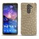 Nokia 7 Plus leather cover - Autruche desert