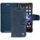 Housse cuir Sony Xperia XZ2 Compact - Jean vintage ( Roughtcut - Pantone 285U  ) 