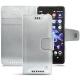 Housse cuir Sony Xperia XZ2 Compact - Platinium ( Pantone 877C ) 
