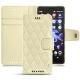 硬质真皮保护套 Sony Xperia XZ2 Compact - Ivoire - Couture ( Sleek P C12 - White ) 