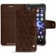 Funda de piel Sony Xperia XZ2 Compact - Châtaigne - Couture ( Pantone 476C ) 