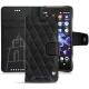 硬质真皮保护套 Sony Xperia XZ2 Compact - Negre poudro - Couture