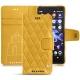 Funda de piel Sony Xperia XZ2 Compact - Jaune soulèu - Couture