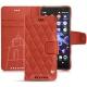 Funda de piel Sony Xperia XZ2 Compact - Arange clouquié - Couture