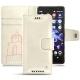 硬质真皮保护套 Sony Xperia XZ2 Compact - Blanc escumo