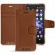 硬质真皮保护套 Sony Xperia XZ2 Compact - Marron PU