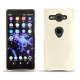 Custodia in pelle Sony Xperia XZ2 Compact - Blanc (  Nappa - White ) 