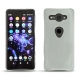 レザーケース Sony Xperia XZ2 Compact - Gris ( Nappa - Pantone W428C ) 