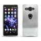 Funda de piel Sony Xperia XZ2 Compact - Platinium ( Pantone 877C ) 