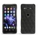 Funda de piel Sony Xperia XZ2 Compact - Ebène - Couture ( Sleek P C12 - Black ) 
