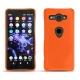 レザーケース Sony Xperia XZ2 Compact - Orange fluo