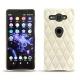 Capa em pele Sony Xperia XZ2 Compact - Blanc escumo - Couture