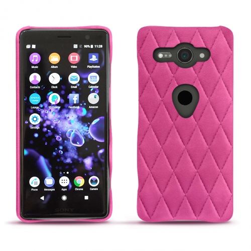 Lederschutzhülle Sony Xperia XZ2 CompactRose BB - Couture ( Pantone #DB599F )