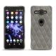 レザーケース Sony Xperia XZ2 Compact - Acier vintage - Couture
