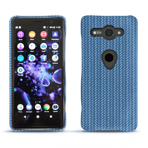 Lederschutzhülle Sony Xperia XZ2 CompactAbaca ishia ( Pantone #395775 ) 