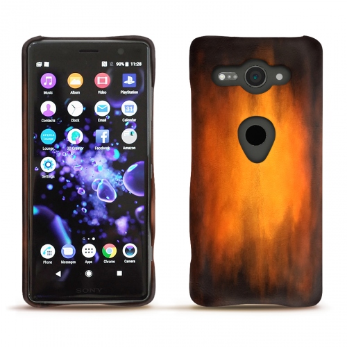 Lederschutzhülle Sony Xperia XZ2 CompactFauve Patine
