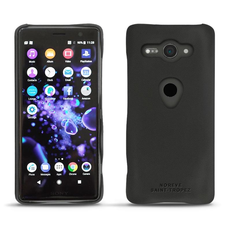 レザーケース Sony Xperia XZ2 Compact - Noir PU