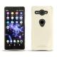 Lederschutzhülle Sony Xperia XZ2 Compact - Blanc PU
