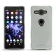 Capa em pele Sony Xperia XZ2 Compact - Gris PU