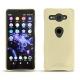 Custodia in pelle Sony Xperia XZ2 Compact - Beige PU