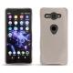 Sony Xperia XZ2 Compact leather cover - Taupe innocent