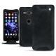 가죽 커버 Sony Xperia XZ2 Compact - Dark vintage ( Roughtcut - Black#5256 ) 