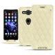 가죽 커버 Sony Xperia XZ2 Compact - Ivoire - Couture ( Sleek P C12 - White ) 