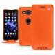 가죽 커버 Sony Xperia XZ2 Compact - Orange fluo